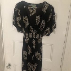 Anthropologie Floral, Silk, Kimono Dress in S